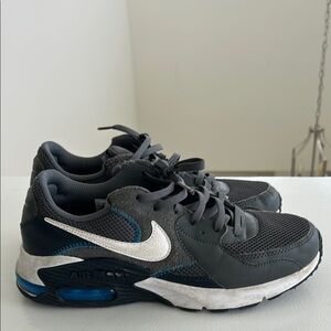 Nike Gray and Blue Athletic Shoes